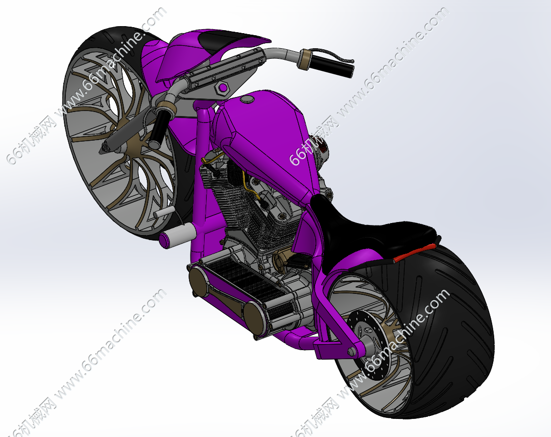 美式巡航车（双缸摩托车）
