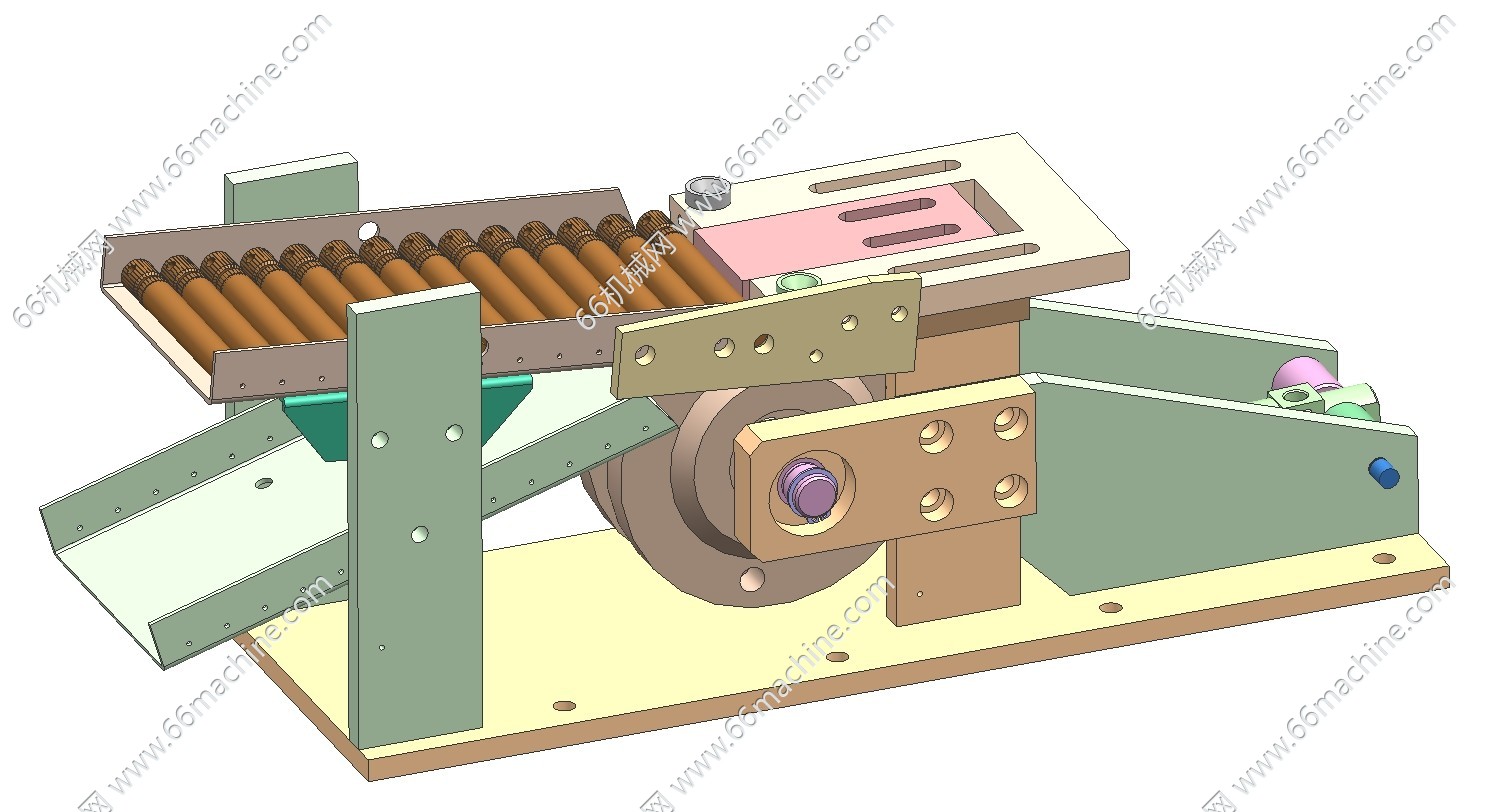 圆柱形产品自动上料机