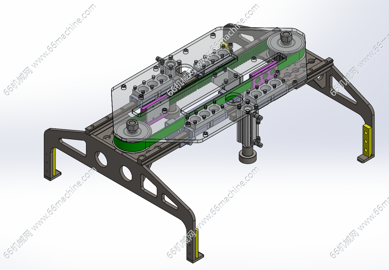基于同步带开合的夹爪机构（夹持机构）