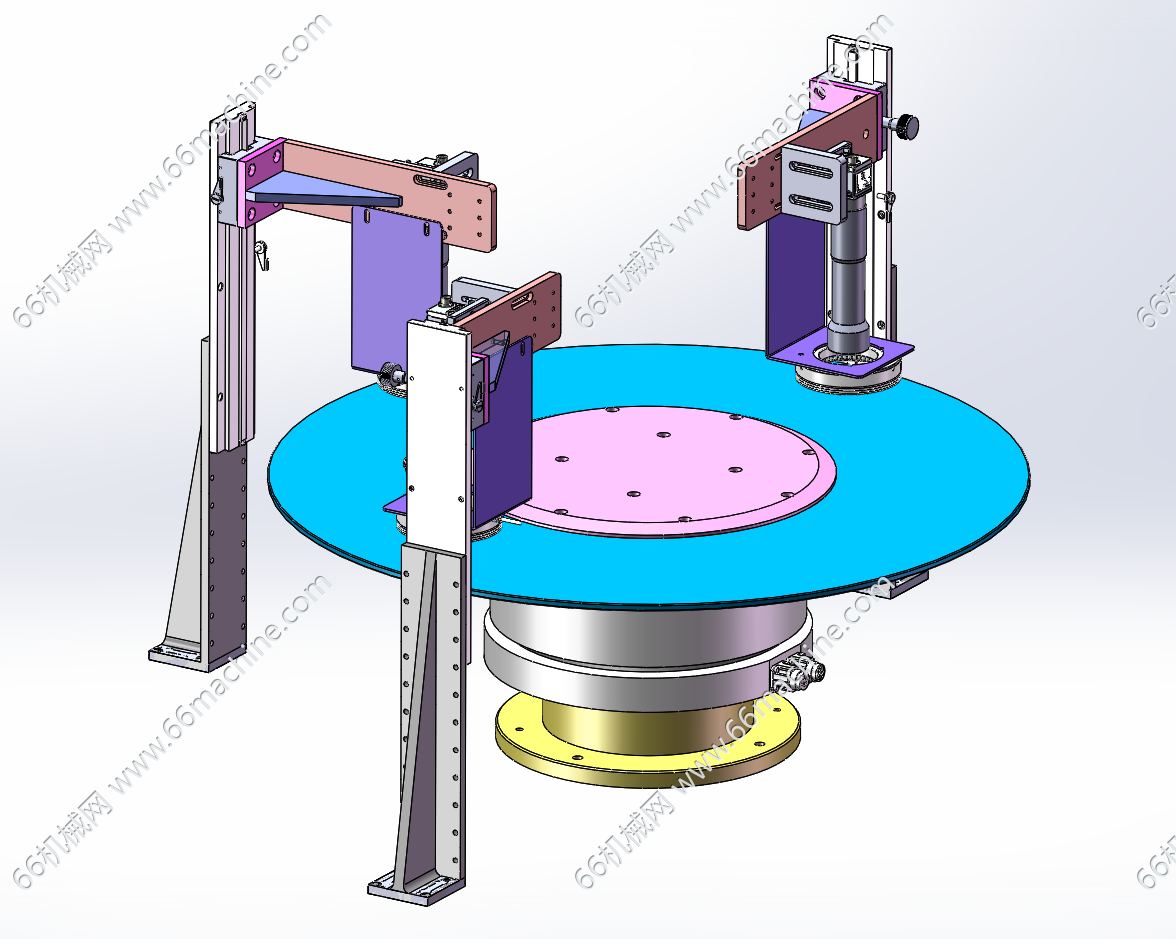 三工位转盘式视觉检查机
