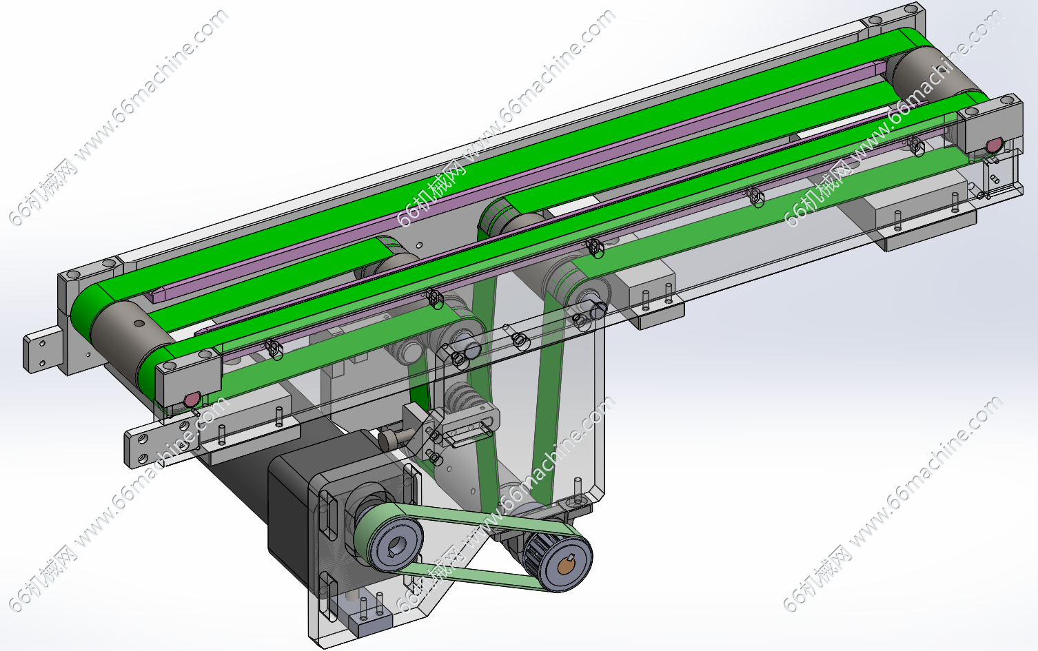 双列皮带输送机
