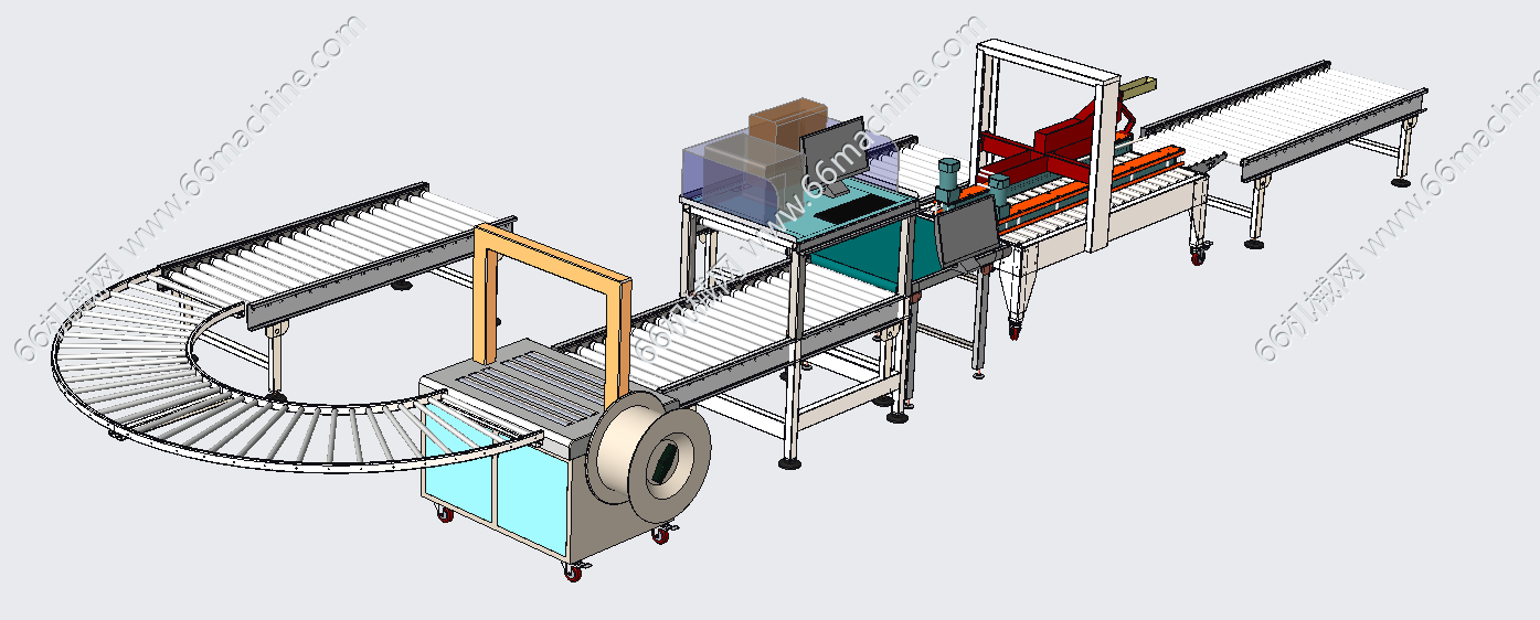 封箱喷码包装线pro5.0