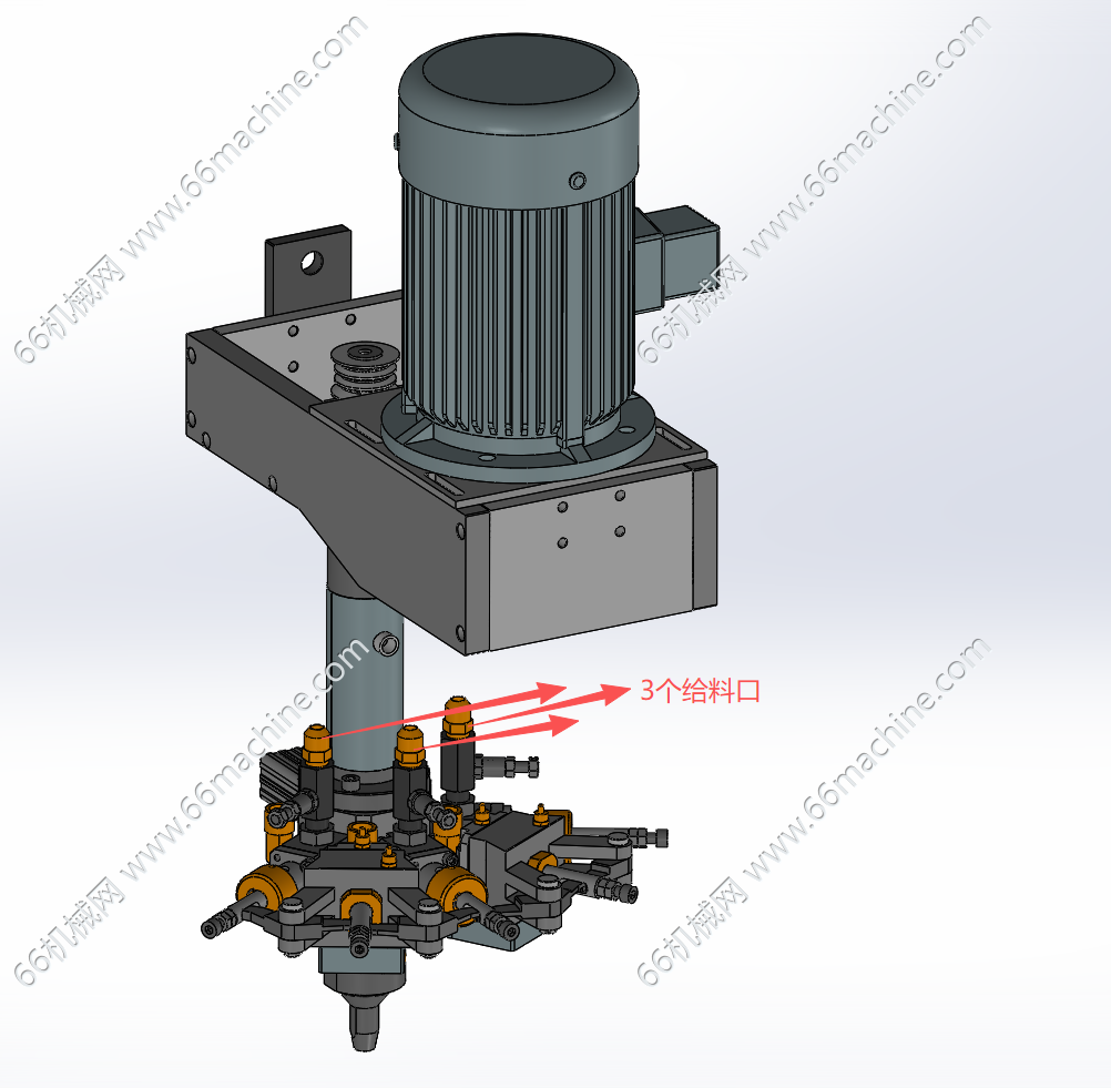 发泡机混合比例浇筑机头
