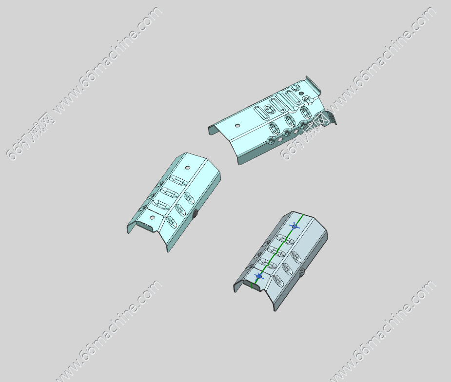 车身中部通道加强板模具
