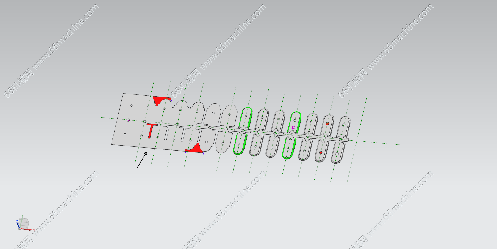 精密弹片级压模具