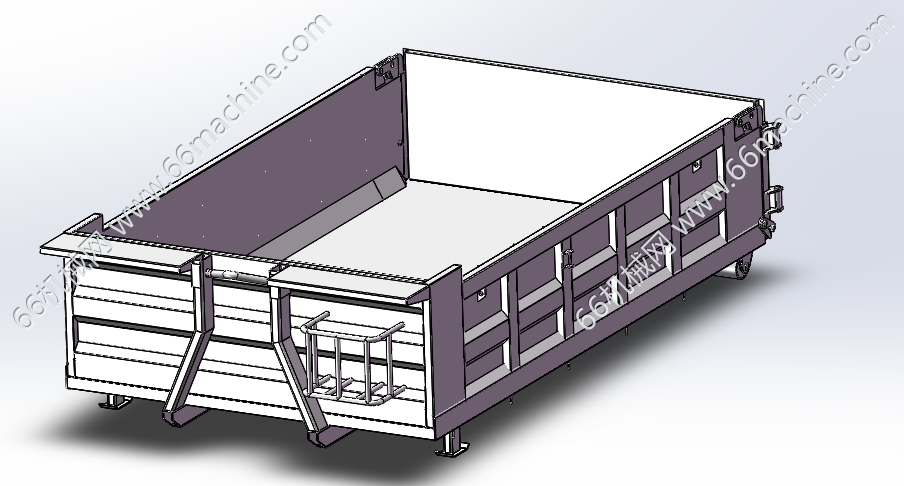 套臂配套拉建筑垃圾用垃圾箱