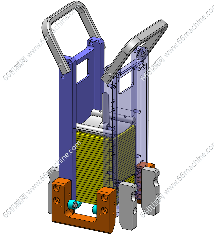 半导体行业标准载盘用提篮（2寸提篮堆叠）