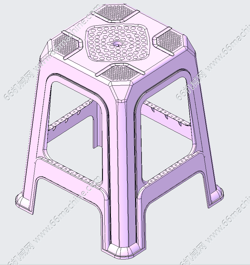 塑料方凳模具（塑料大凳子注塑模具）
