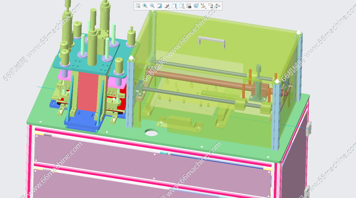 塑胶档案夹热压成型设备ProE5.0