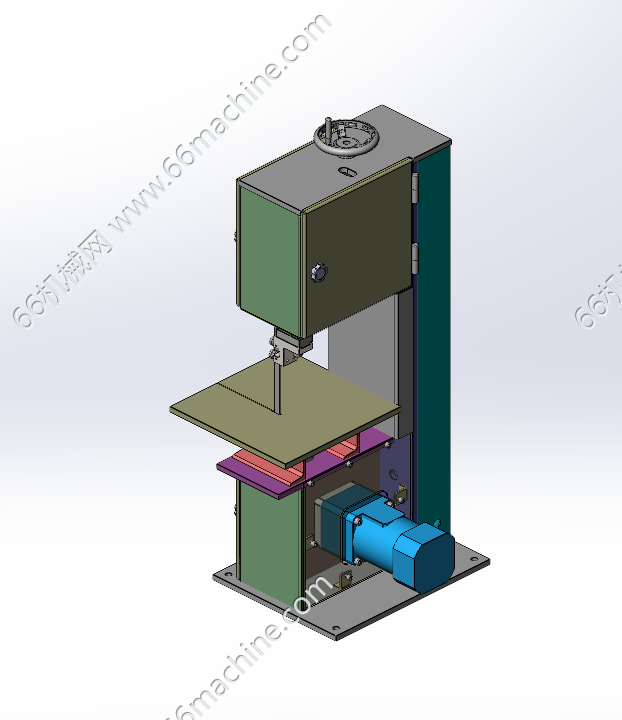 立式带锯床sw12可编辑