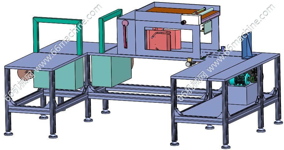书本打包机（sw16可编辑+说明书）