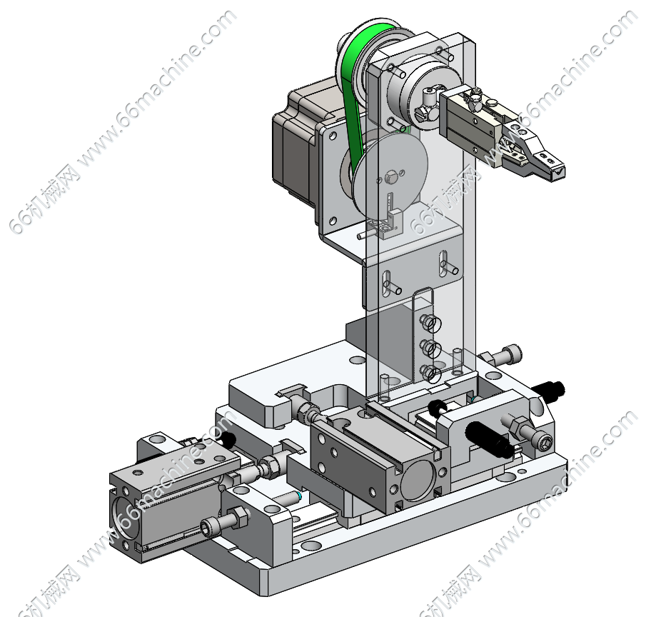 旋转夹紧移栽机构