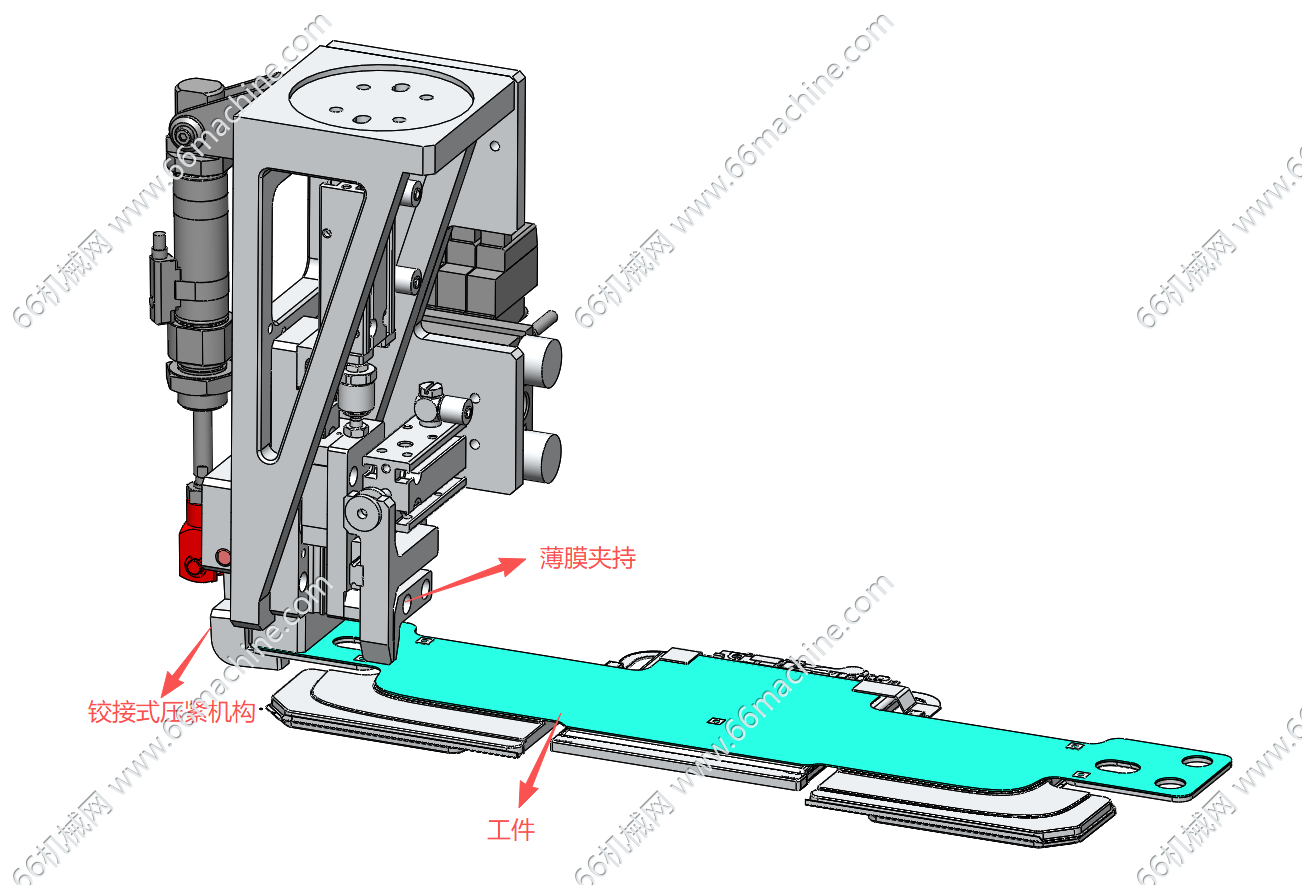气动夹膜机构（撕膜机构）——用于撕薄膜