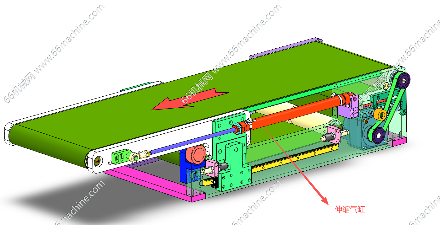小型伸缩皮带线（微型伸缩皮带机）