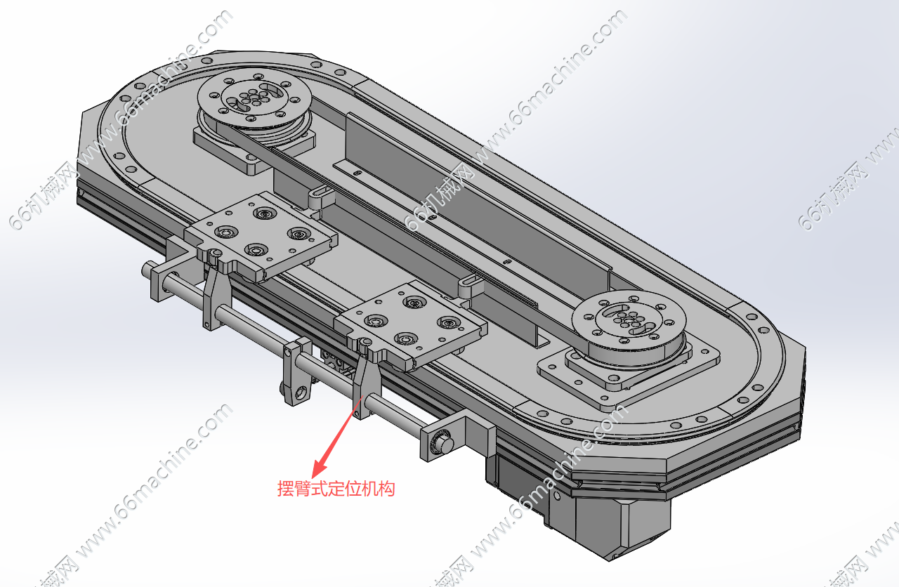 环形导轨输送机构