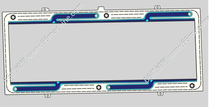 新能源电动汽车用的电池PC板模具