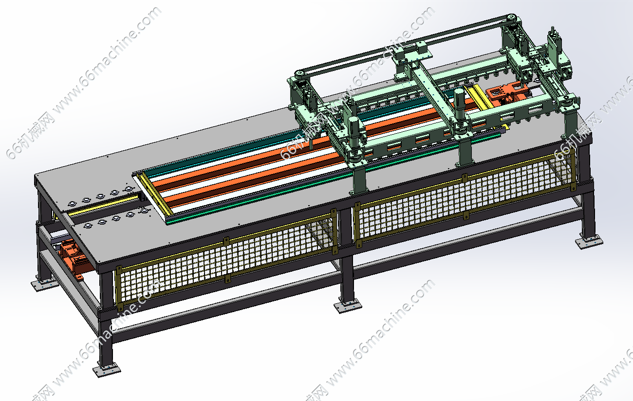 某企业电梯门板和加强筋的定位机构（主要应用在自动焊接）