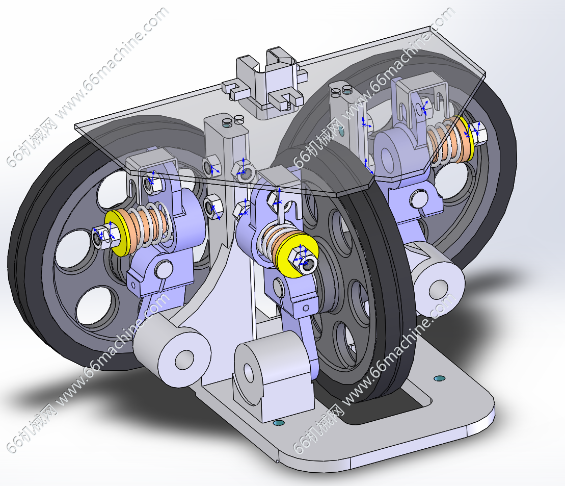 通用型重型高速电梯滚动导靴