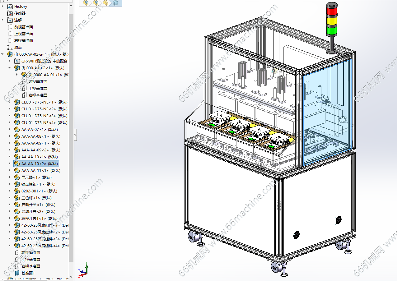 某企业3C主板射频测试设备（即GR-WIFI测试设备）