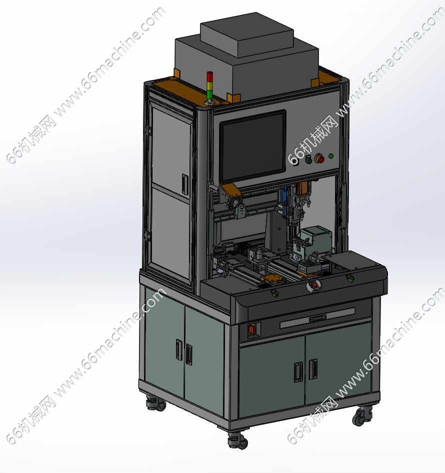 某企业双工位自动锁螺丝机