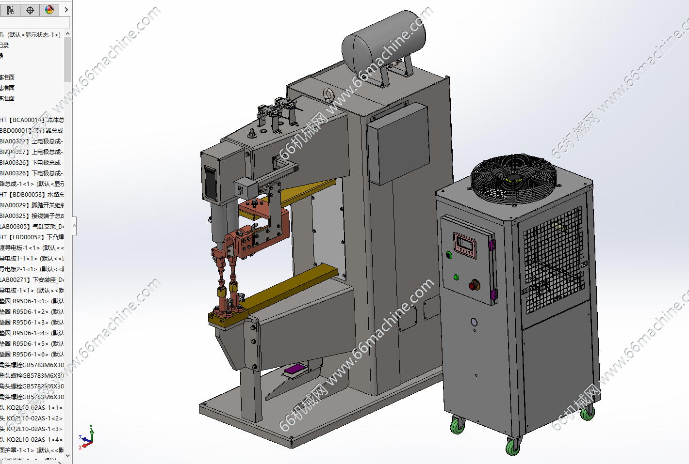 某企业双头单行程电阻焊(双头点焊机)
