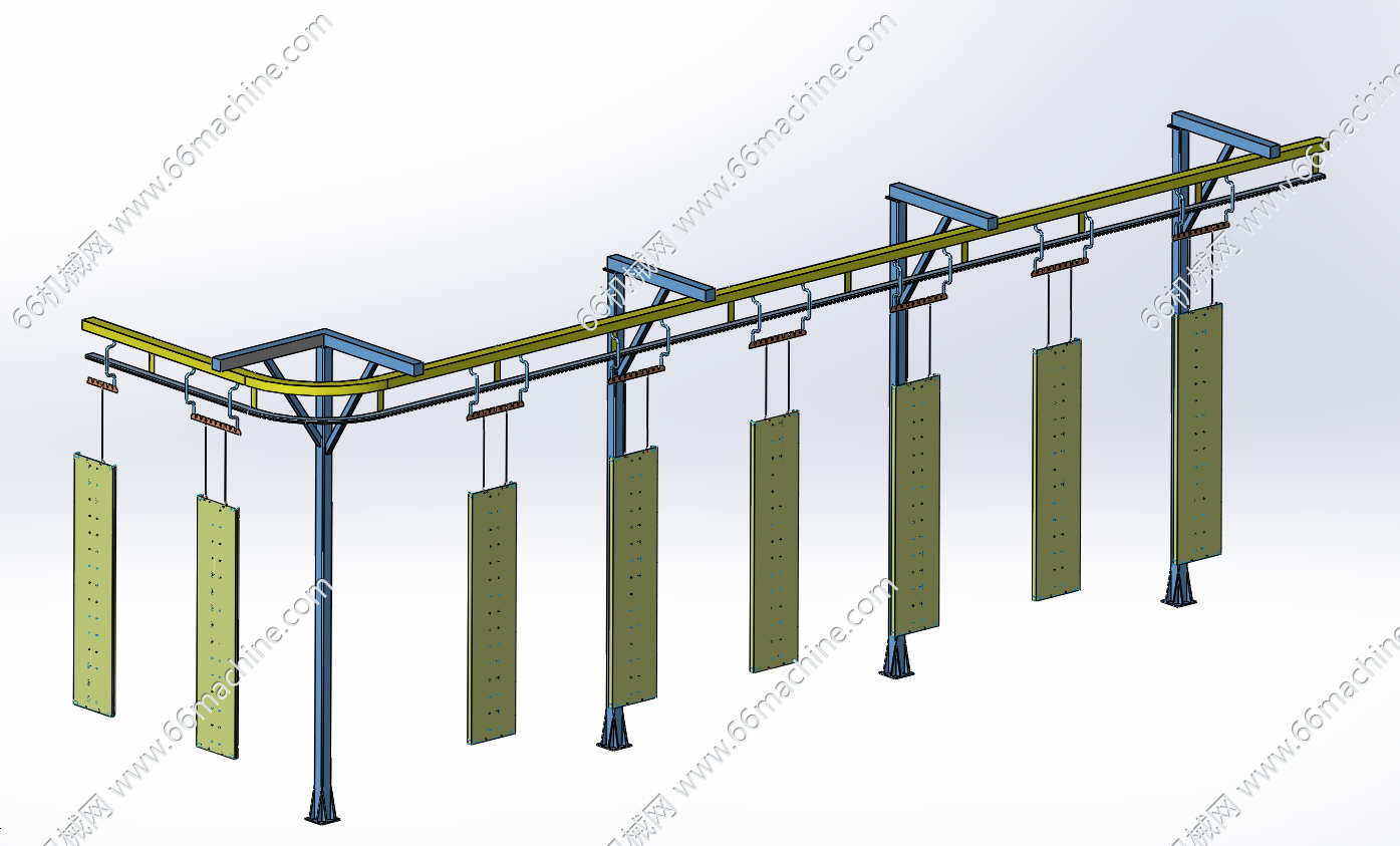 板材悬挂链式喷涂线