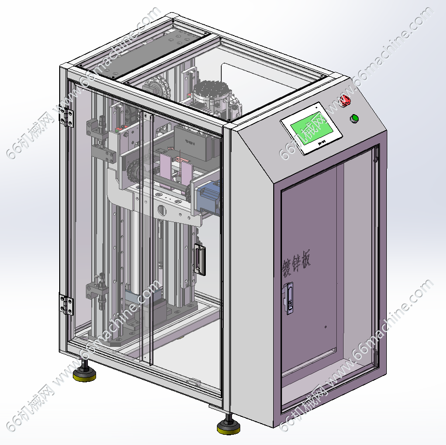 某企业载具托盘升降机（提升机）3D+工程图