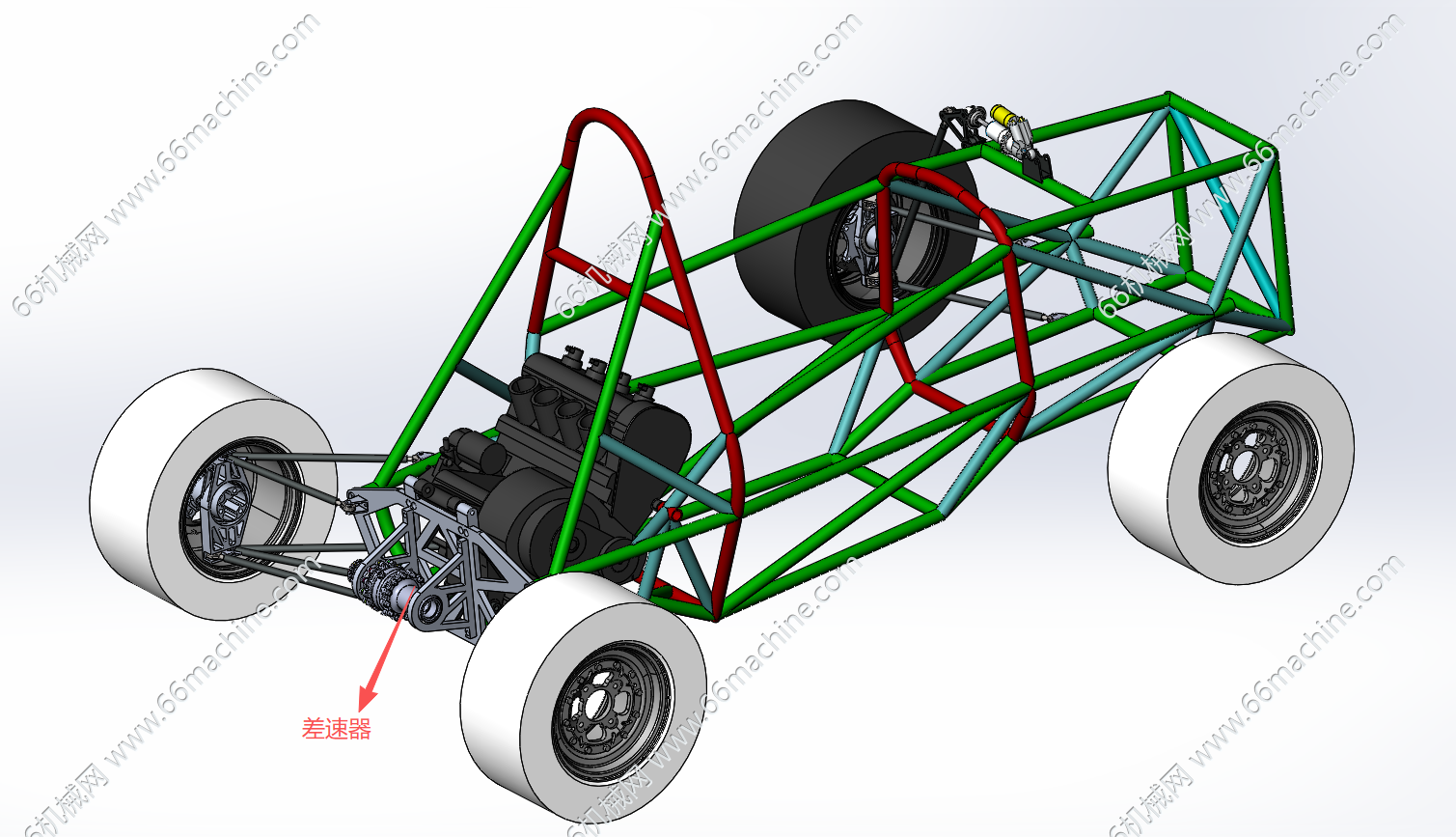 管式后驱越野赛车