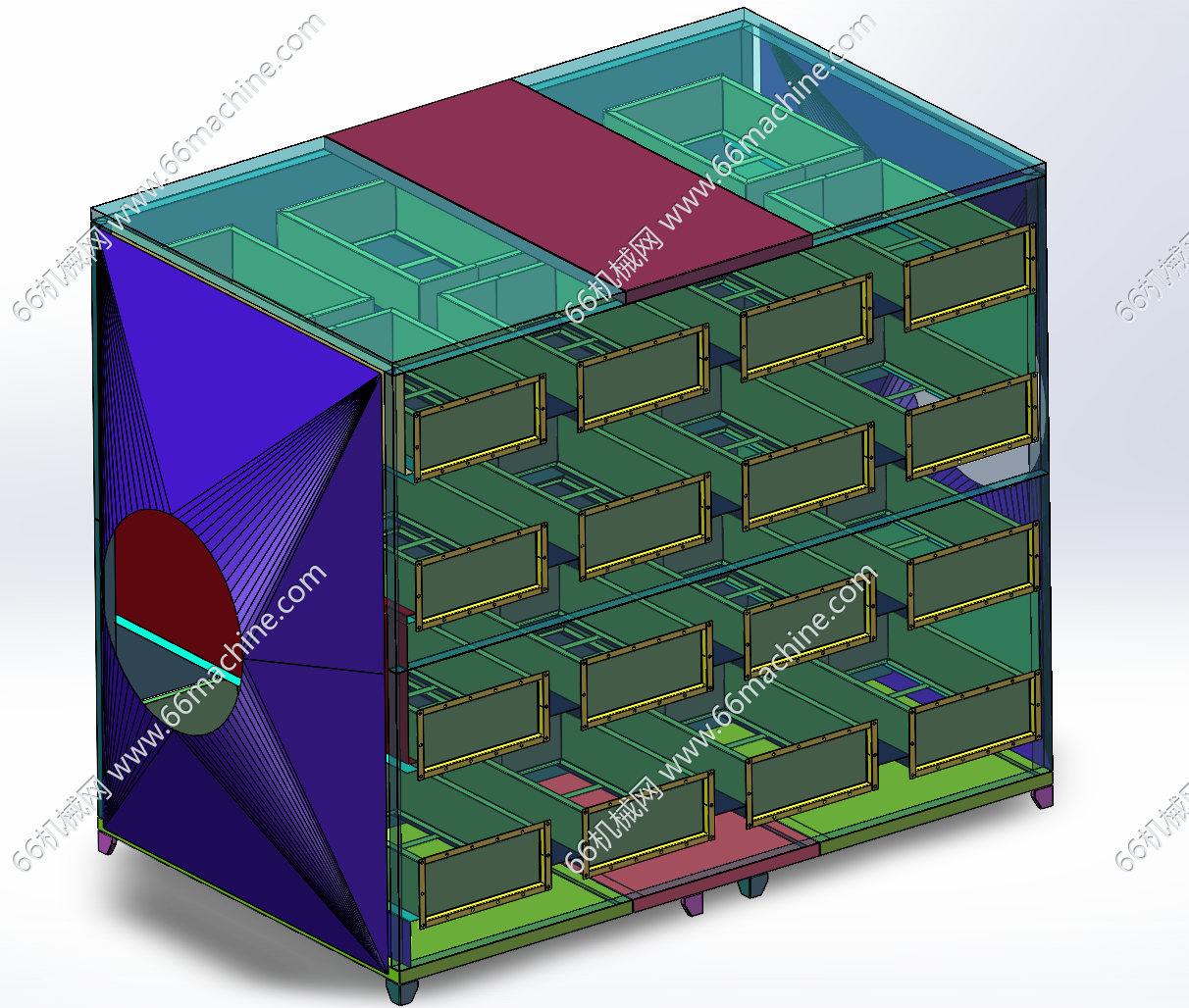 20000风量抽屉式活性炭吸附箱