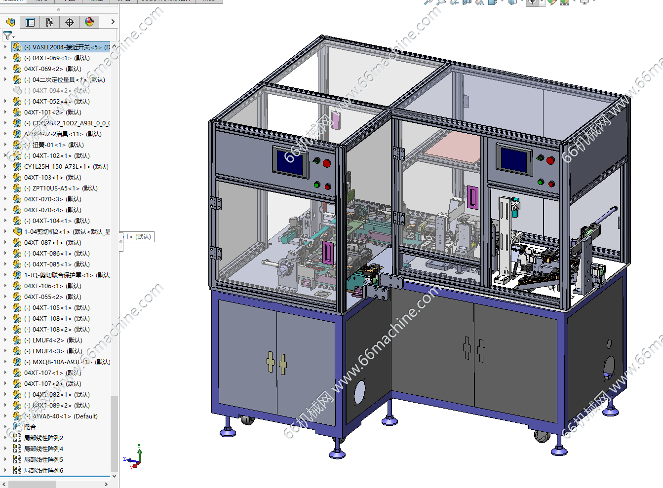 某企业电池极耳线头定位、整形、裁切机
