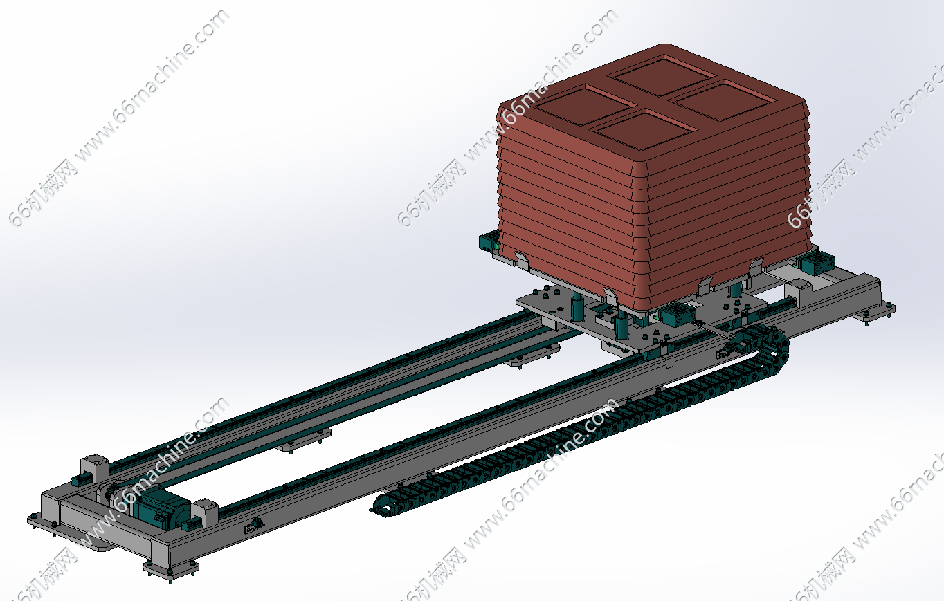 导轨式托盘移送机构