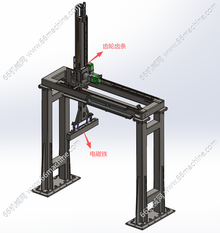 磁吸式桁架机械手