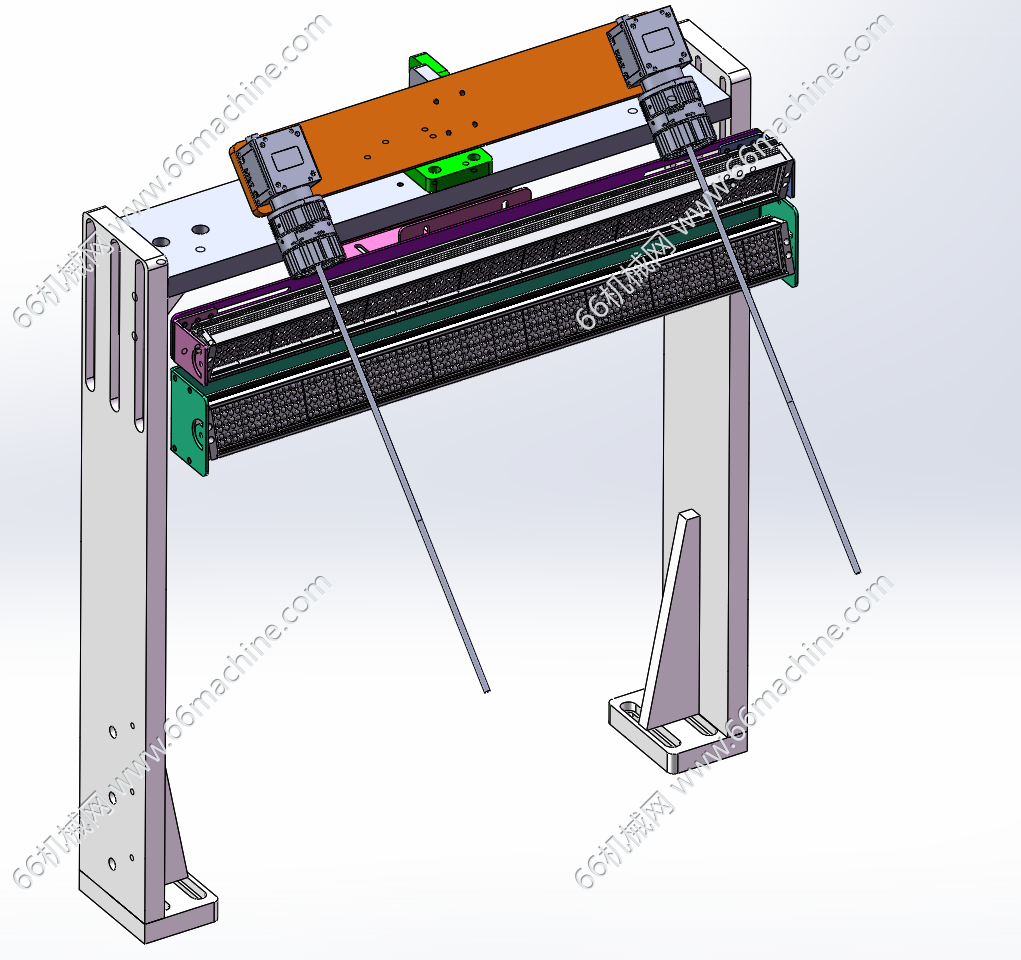 带光源的双相机模组