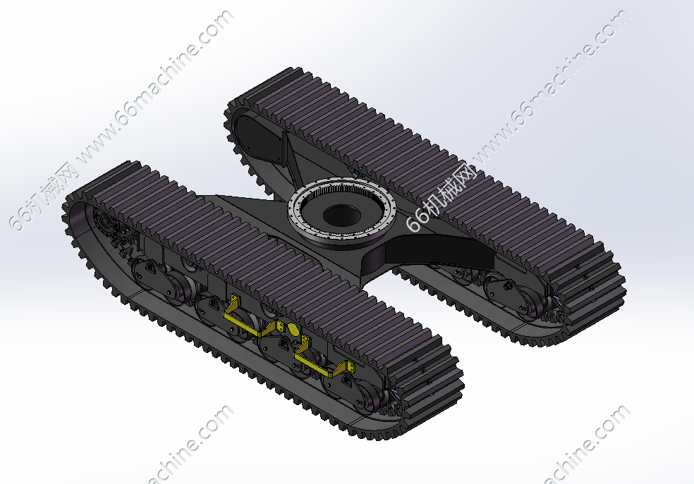 6吨全回转履带车底盘组装