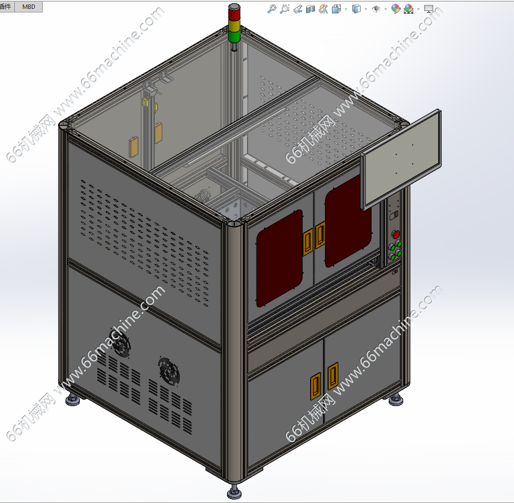 非标铝型材设备外罩