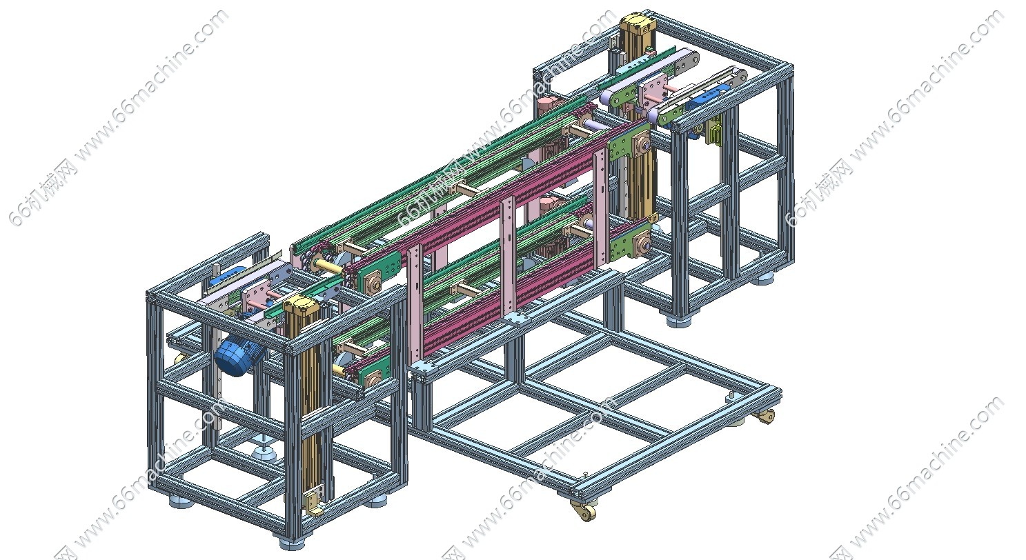 上下层回转流水线