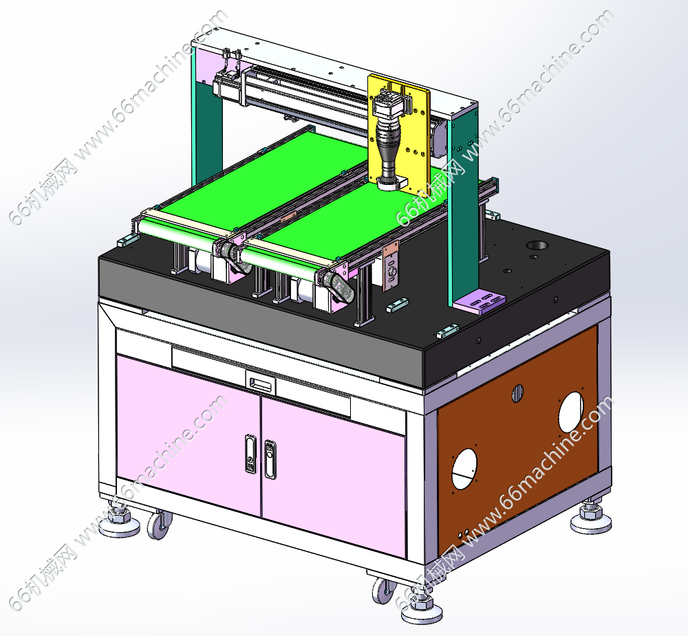 某企业通用型在线式双工位视觉检测机（检查机）