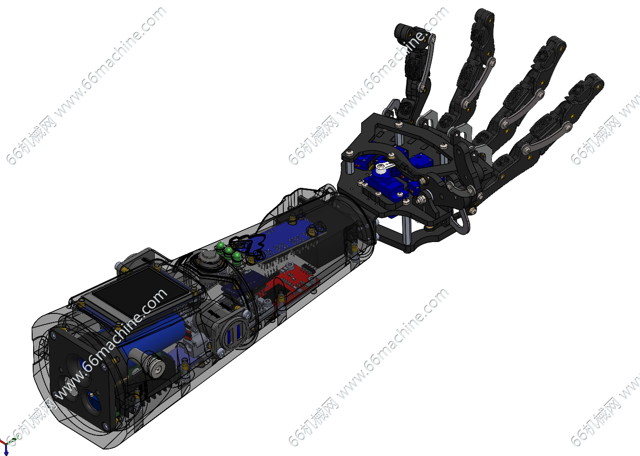 五指仿生机械手（含手臂）