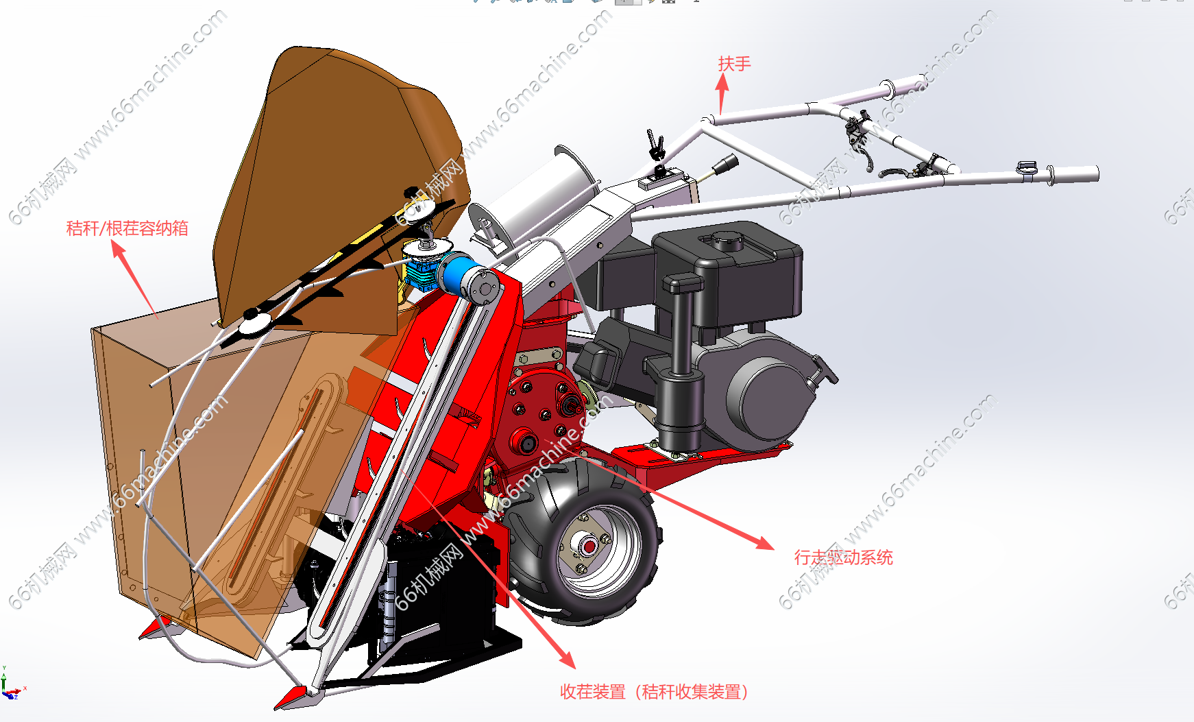 秸秆、根茬收获机（收集机）