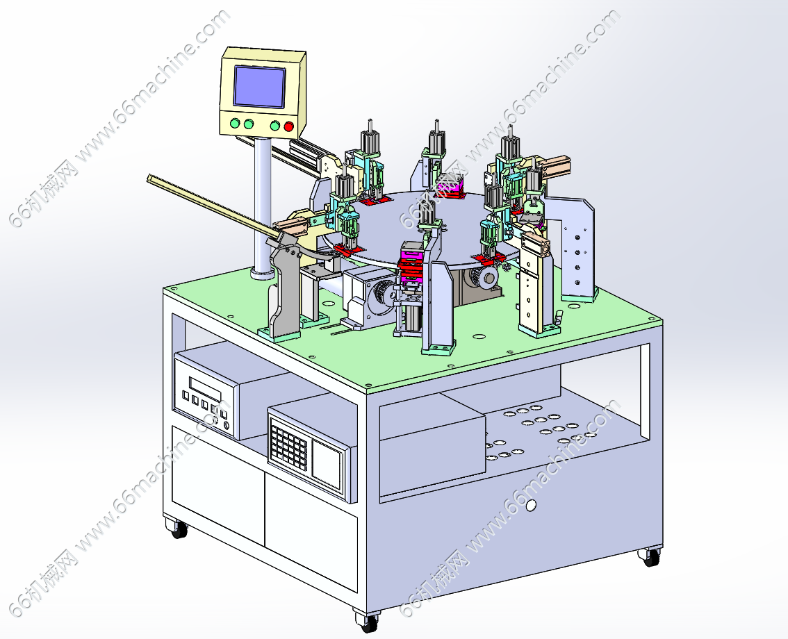 端子转盘式八工位测试装配机