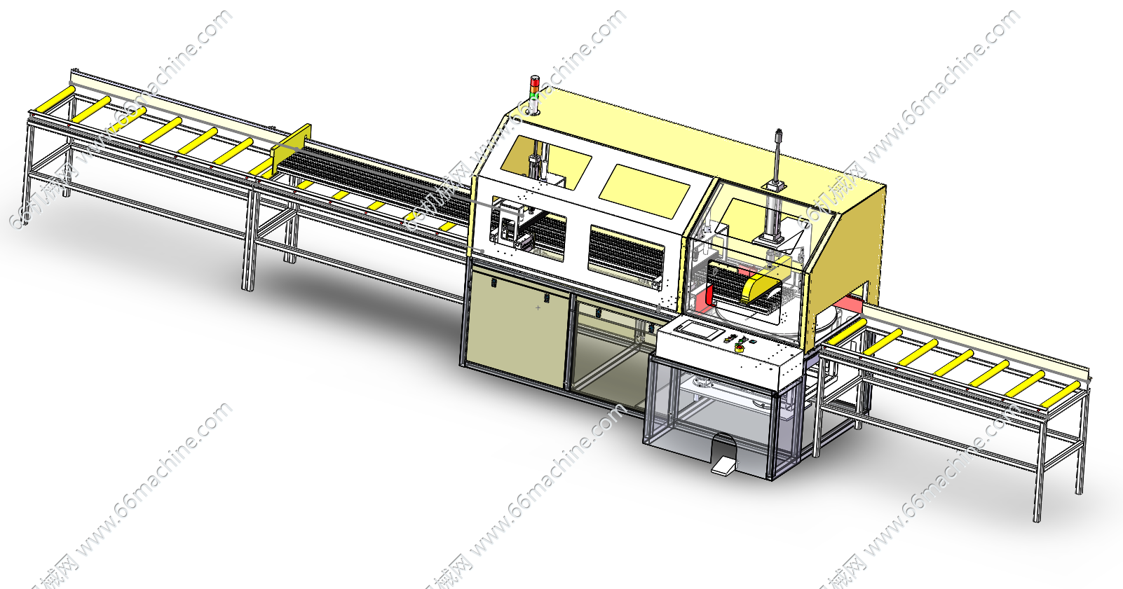 铝型材自动切割机