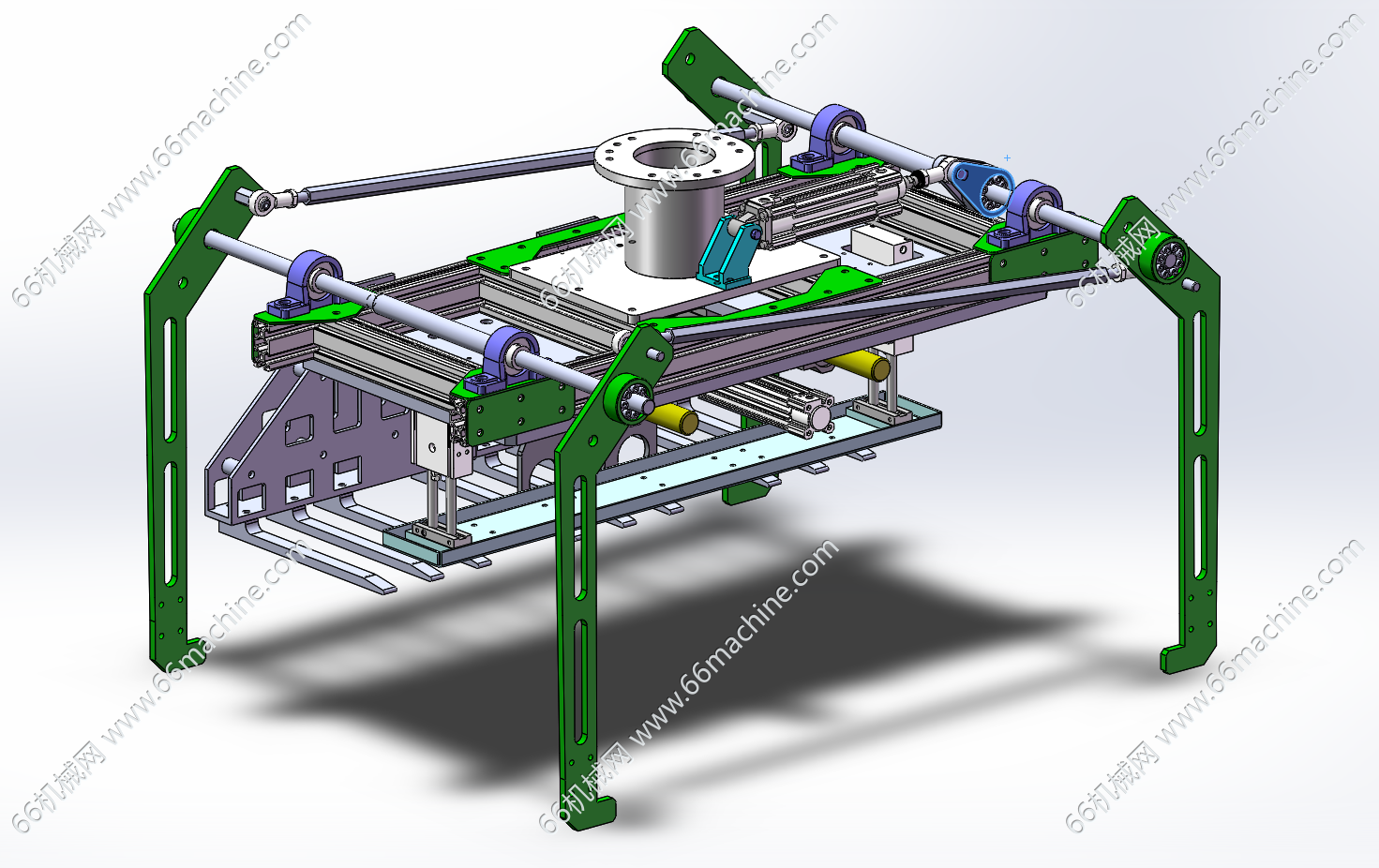 多功能机械臂抓手（可同进抓取产品及栈板）