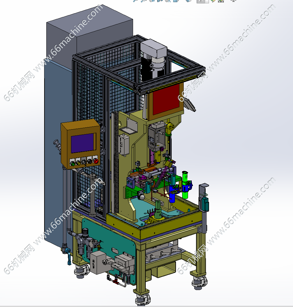 某企业转向器轴承压装及护管翻边设备