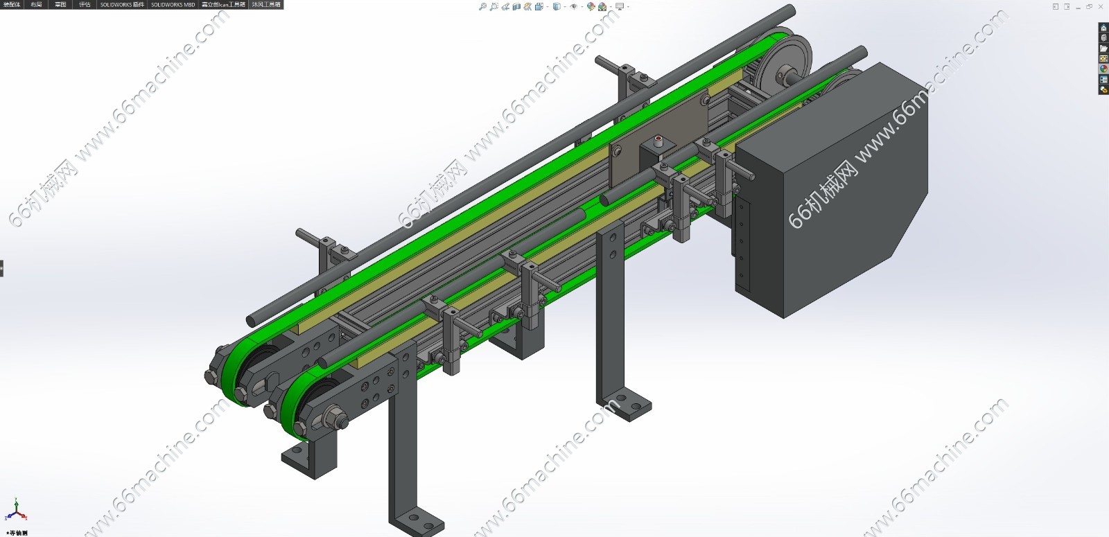 双列同步带输送机