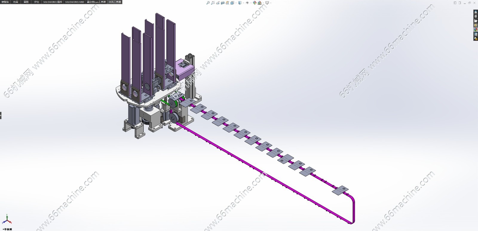 转盘式供料机构