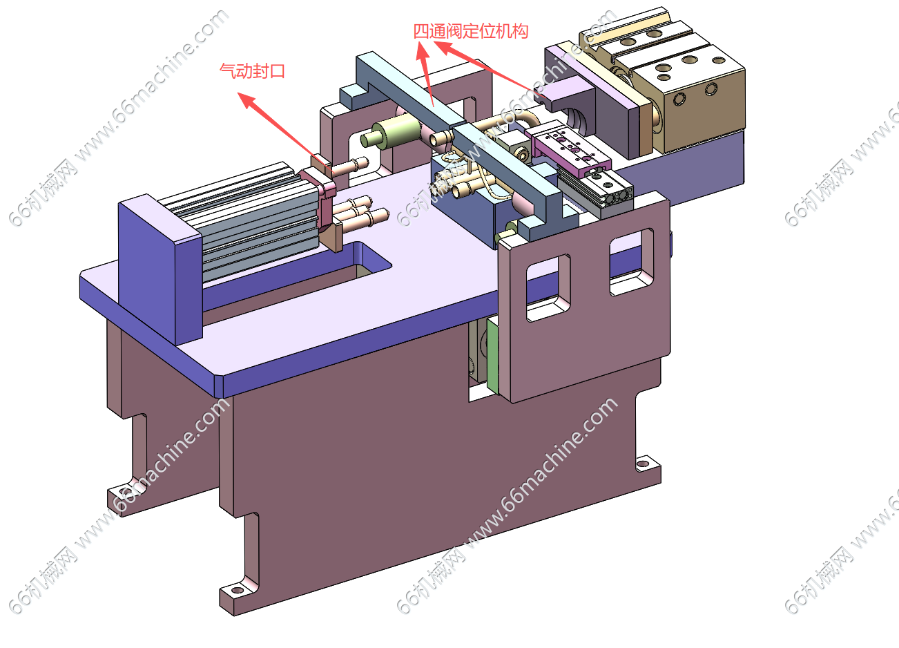 四通阀气密性（密封性）测试装置