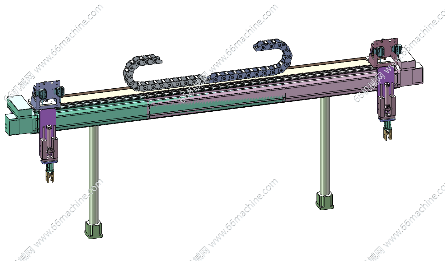 双夹爪上下料机构