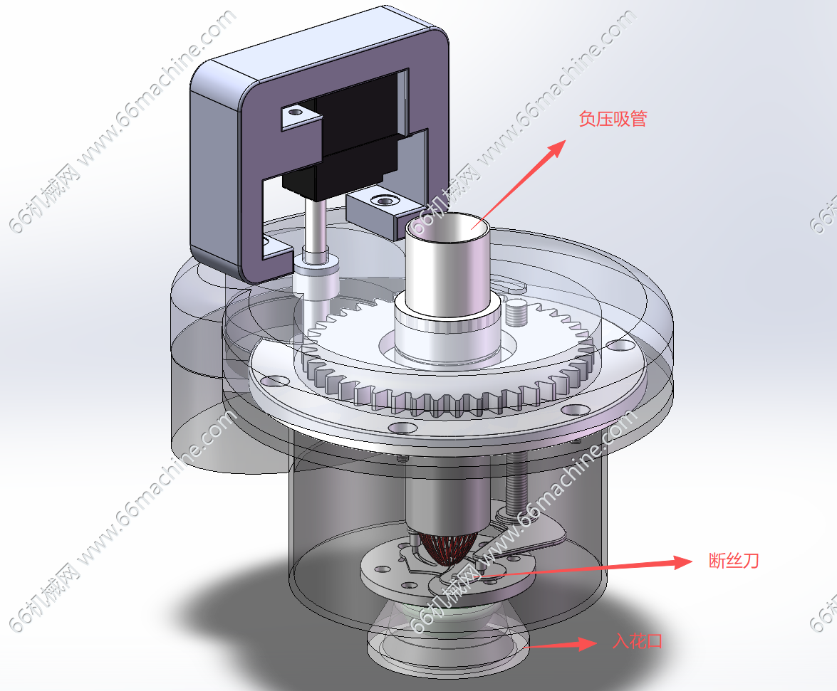 花丝采摘末端执行器（含切割及负压吸取）