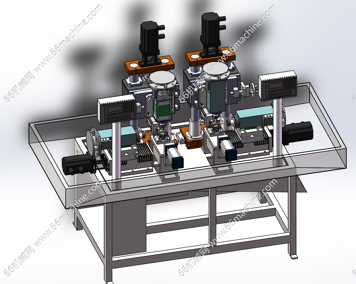 某企业立式卧式组合钻机/打孔机/打眼机/通孔机+工程图