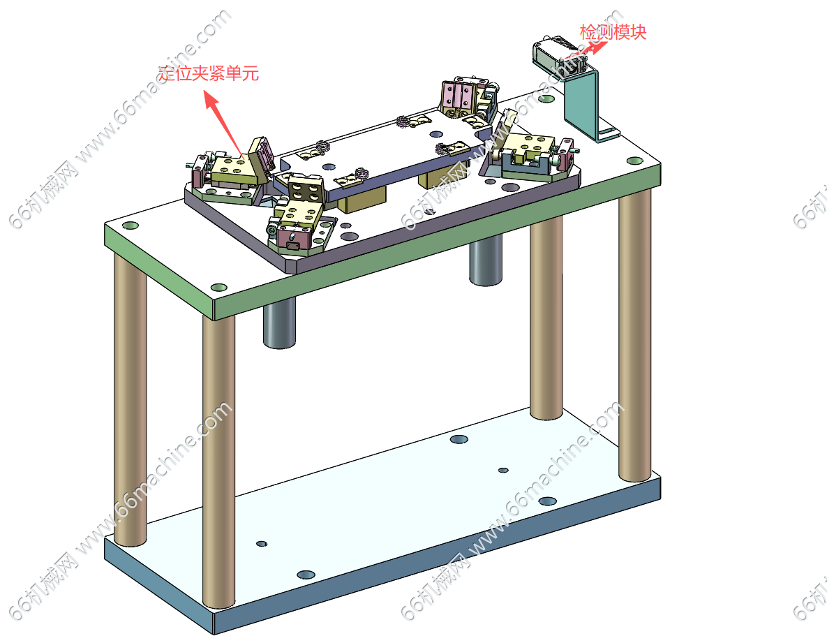 定位检测工装台